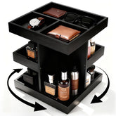 SwartLife organisateur parfums rotatif à 3 niveaux pour un accès rapide et élégant.