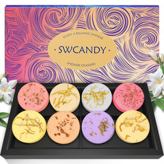SWCANDY Bombas de ducha rosa para relajación sensorial diaria