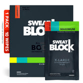 SweatBlock: toallitas para cuerpo que bloquean el sudor.