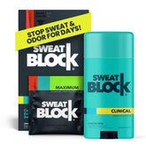 SweatBlock DRIBOOST: toallitas antiperspirante envueltas individualmente para protección nocturna