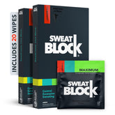 SweatBlock: toallitas antiperspirantes de fuerza clínica para protección duradera.