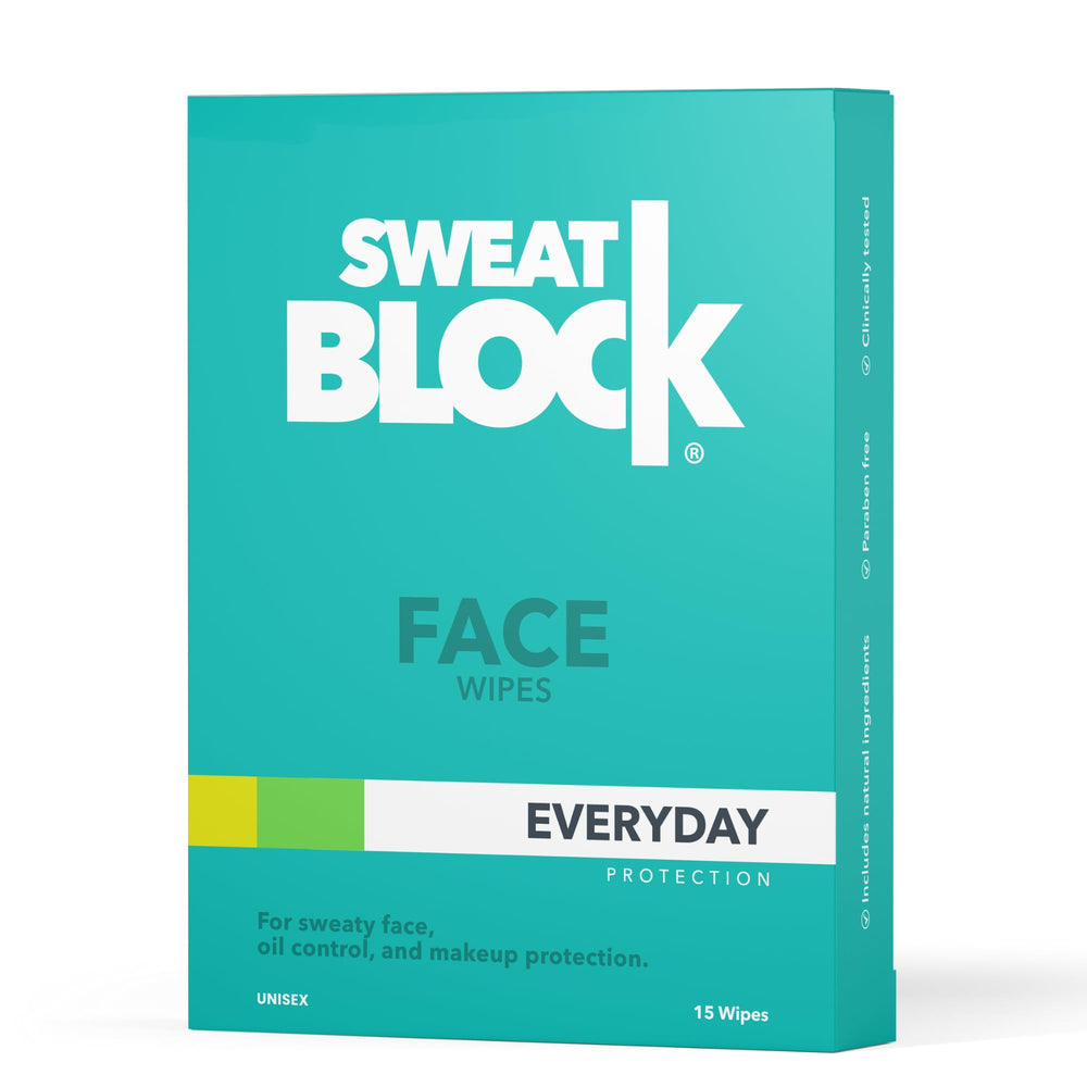 SweatBlock: toallitas faciales antiperspirante para rostro, control de sudor.