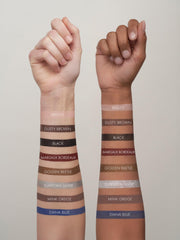 Sweed Satin Eyeliner regard fumé sans maquillage pour un look discret et élégant