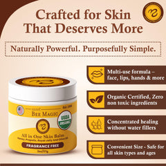 Textura cremosa de Sweet Bee Magic que nutre piel seca tras cada uso