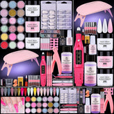 Kit Sweet Trend para uñas acrílicas, ideal para principiantes, todo en uno.