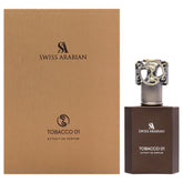 Swiss Arabian Tobacco 01, frasco Extrait, perfume concentrado para durar todo el día