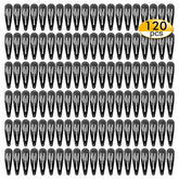 SWSTINLING clips pelo negros 120 unidades, sujeción estable para uso diario