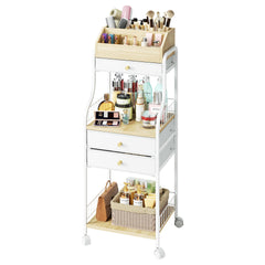 SWTYMIKI roulettes 360° pour déplacer le chariot maquillage