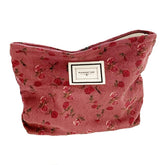 SxoSyo bolsa de maquillaje con diseño 3D en rosa oscuro para estilo y organización