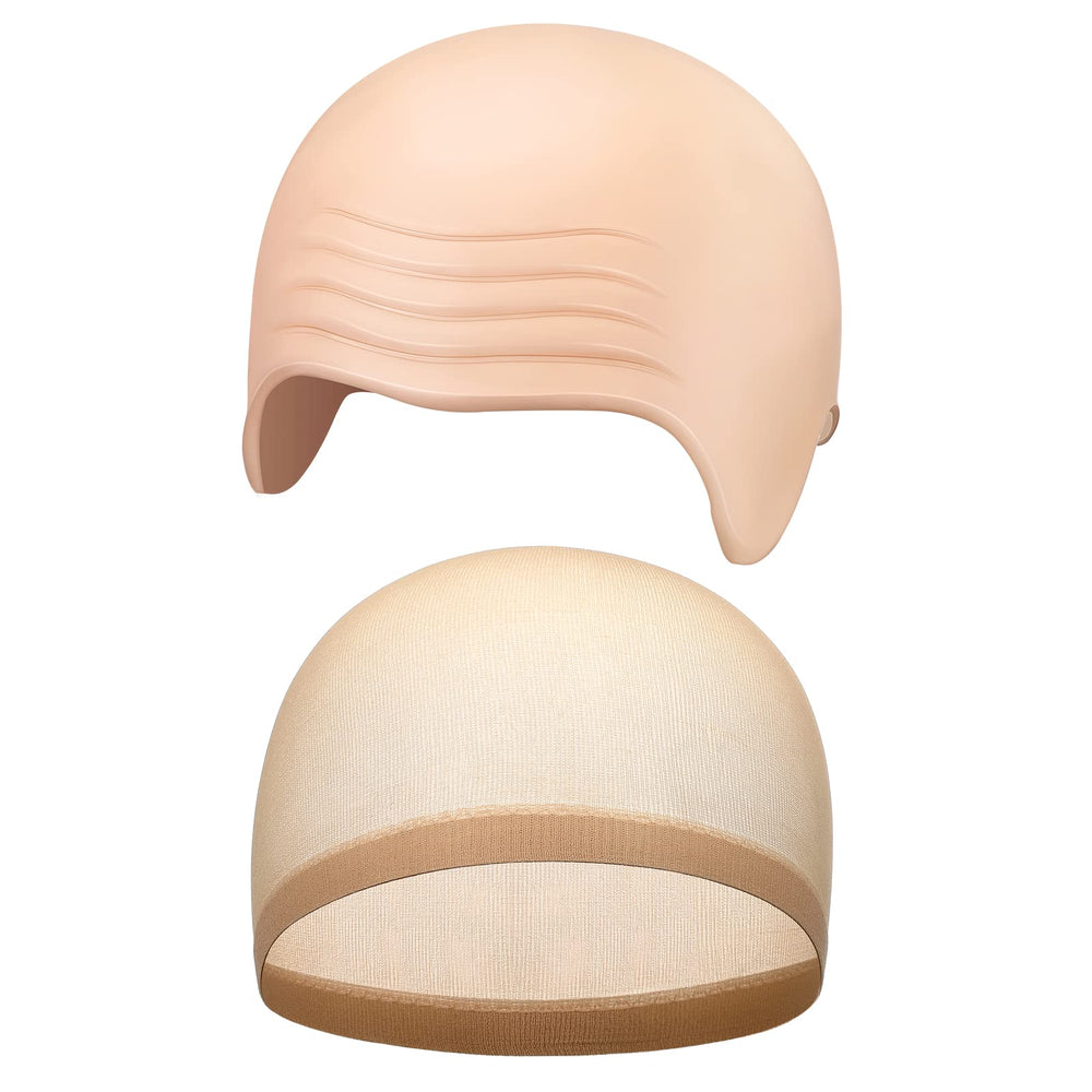 Syhood gorro calvo de látex realista para maquillaje y disfraz