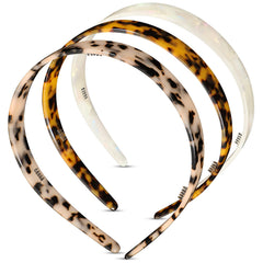 Diadema Syhood carey ancho blanco láser, estilo elegante para el día a día.