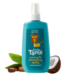 T is for Tame: botella desenredante para niños, facilita un peinado suave