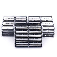 Taconic Shave cartouches double lame avec bande lubrifiante pour un rasage doux.