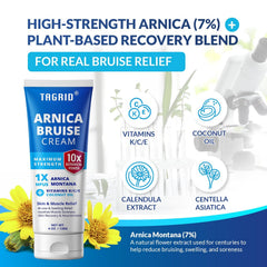TAGRID Arnica Crema nutre piel delicada con vitaminas y aceites esenciales.