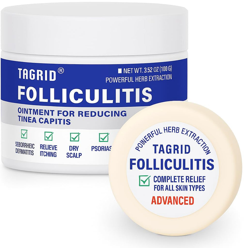 TAGRID crema-tratamiento-foliculitis, alivio suave para irritaciones cutáneas diarias.