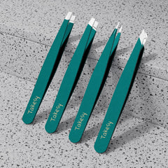 Takesy pinzas anguladas para cejas, definición precisa del contorno.