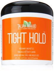 Taliah Waajid Black Earth: fijación fuerte para peinados duraderos en la botella