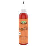 Aceite African Healing Oyl de Taliah Waajid en bote para cabello y piel, hidratación suave.