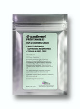 Talsen Chemicals polvo panthenol de 28 g en bote para hidratación facial.