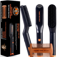 TAME THE WILD cepillo barba cerámico para deslizamiento suave