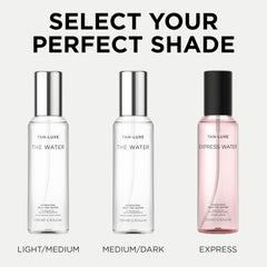 Tan-Luxe Express Water – peau lumineuse après utilisation