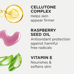 Tan-Luxe Ingrédients Aloe Vera et huile de framboise: hydratation légère pendant l’application.