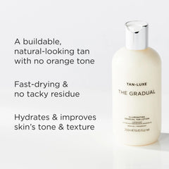 Tan-Luxe Gradual: aplicación suave similar a crema hidratante