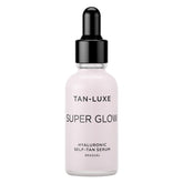 Tan-Luxe Super Glow, bouteille, hydratation et éclat progressif