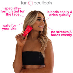 Color natural y uniforme con el Autobronceador Facial de Tanceuticals