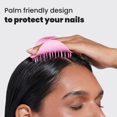 Tangle Teezer dientes cortos y gruesos estimulan puntos de presión para mayor comodidad.