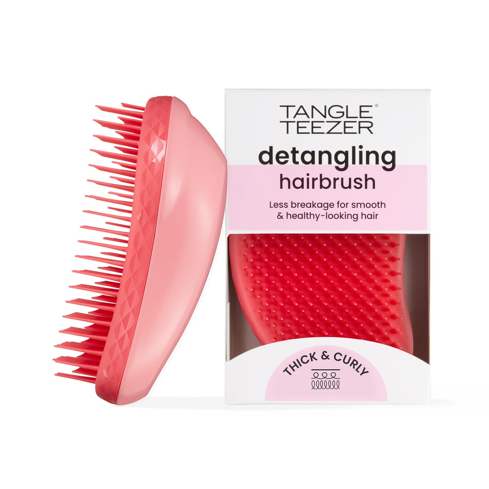 Tangle Teezer Original desenredante mojado facilita desenredar cabellos gruesos y rizados sin tirones.