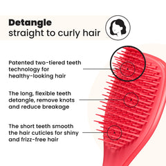 Tangle Teezer con tecnología de dos niveles alisa y desenreda sin encrespamiento