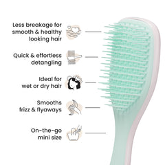 Tangle Teezer: dientes cortos y suaves para alisar.