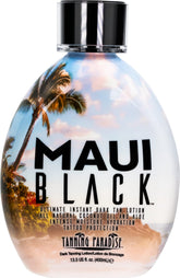 Tanning Paradise Maui Black: botella bronceadora instantánea para tono chocolateado.