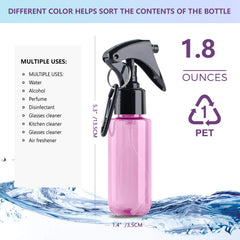 TANSHINE botella spray 50 ml portátil con gancho para llevar en la bolsa.