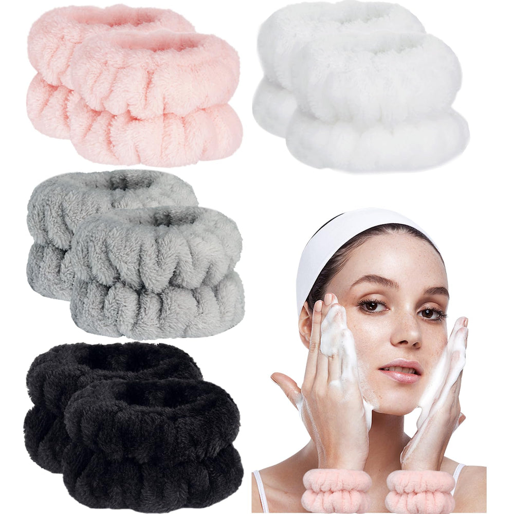 Bandas absorbentes Taocar para lavado facial evitan goteos durante el cuidado diario