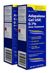 TARO Adapalene gel envase, cuidado suave para piel sensible.