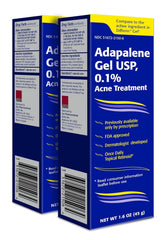 TARO Adapalene gel envase, cuidado suave para piel sensible.