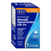TARO Minoxidil 5% bottle ready for precise scalp application to support thinning treatment.