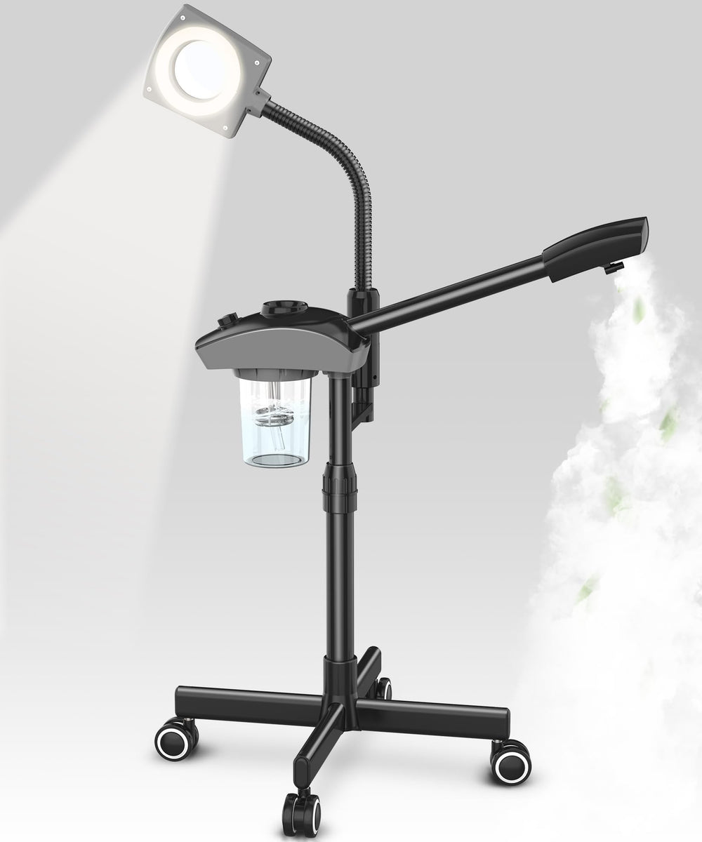 TASALON vapor facial 2 en 1 para abrir poros y limpieza suave