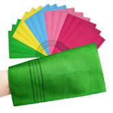 TaShow guantes exfoliantes coreanos: set de 15 piezas multicolor para exfoliar suavemente la piel.