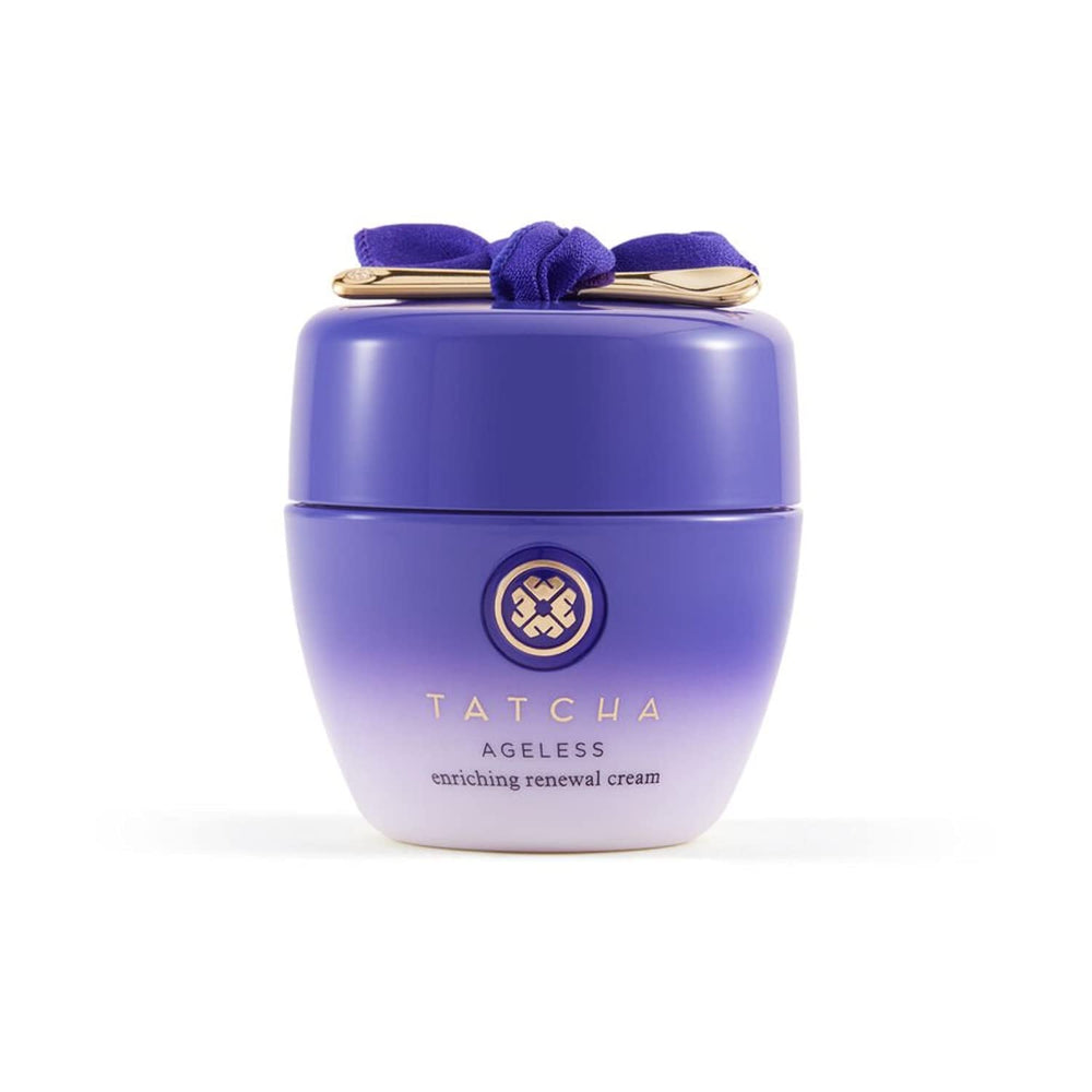 Crema TATCHA: textura cremosa para hidratación profunda en piel seca.