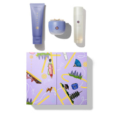 Conjunto TATCHA en caja regalo para iniciar rutina suave de cuidado facial