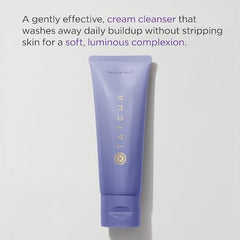 TATCHA textura cremosa de limpieza; experiencia suave que cuida la barrera