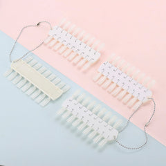 Tbestmax 216 puntas muestra color uñas para pruebas rápidas y comparación de pigmentación.