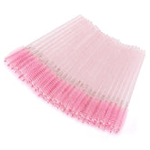 Tbestmax aplicadores desechables de mascara en cristal rosa para higiene segura.