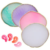 Paleta de arte para uñas Tbestmax con 4 colores, lista para mezclar esmaltes.