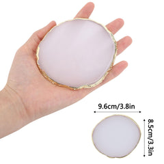Plato de resina para mezclar esmaltes, superficie lisa de Tbestmax.