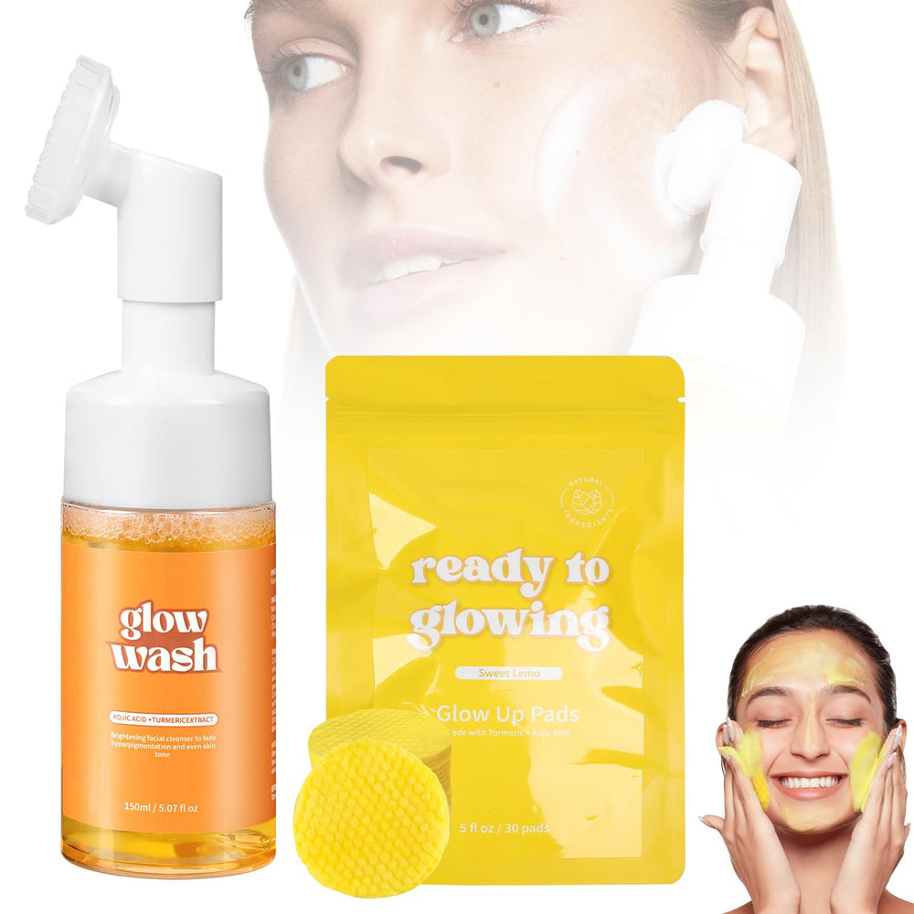 Tbexem limpiador facial de cúrcuma en espuma, limpieza suave diaria