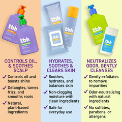 TBH gel de ducha para niños en botella, limpieza suave